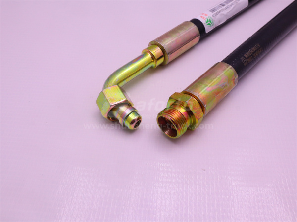 Шланг ГУР на насос HOWO TX  L = 60см (оригинал)