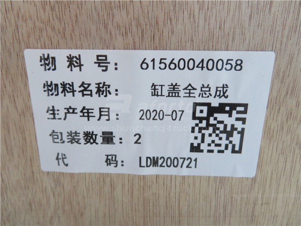 Головка блока SINOTRUK в сборе с клапанами