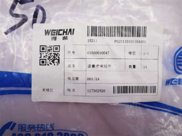 Форсунка масляная ДВС WP10 (оригинал)