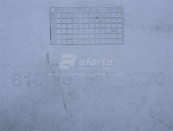 Крыло SITRAK C7H самосвал черная правое