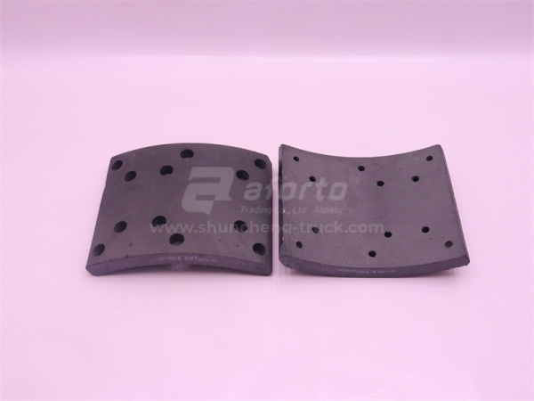 Накладка колодки тормозной Автобус 190*155*14.5 12 отв.