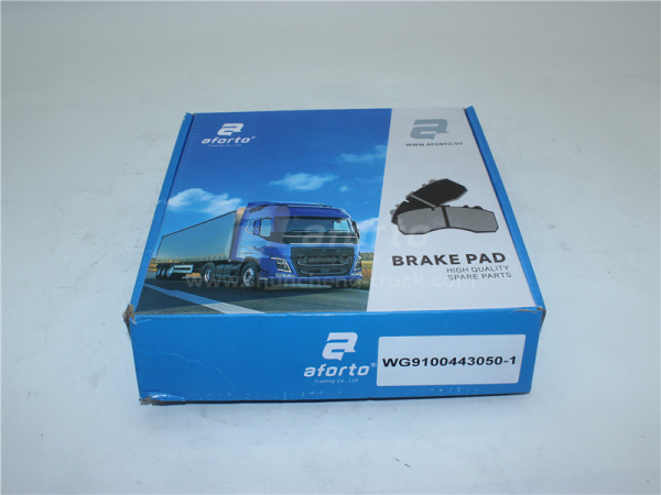 Накладка колодки тормозной HOWO 2009 передняя (дисковый тормоз) AFORTO