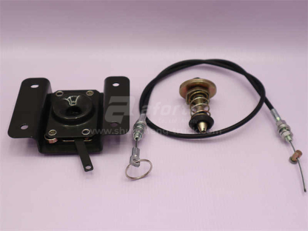 Замок капота в сборе с тросом HOWO 70T (оригинал)