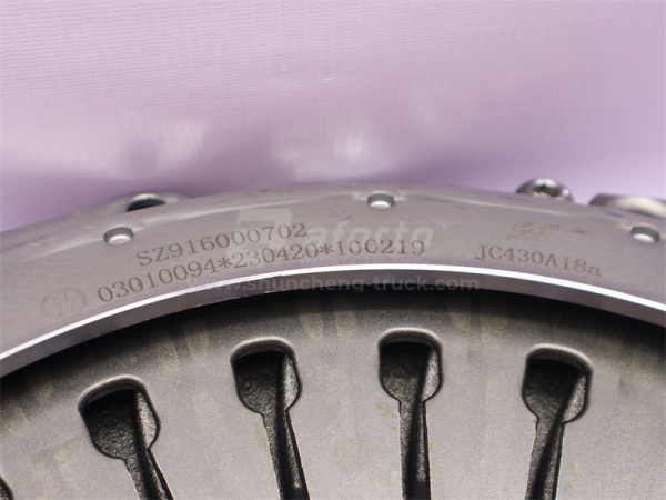 Корзина сцепления D = 430 SHAANXI X3000/L3000 (упорное кольцо D=90 с шестью когтями) (оригинал)