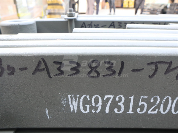 Рессора HOWO 8*4 передняя в сборе 14 листов (16мм)