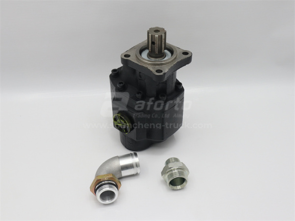 Гидронасос подъёма кузова (для КПП FAST) Hayward (8 шлицов правого вращения выход сзади/ выход сбоку