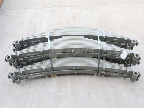 Рессора HOWO 8*4 передняя в сборе 14 листов (16мм)