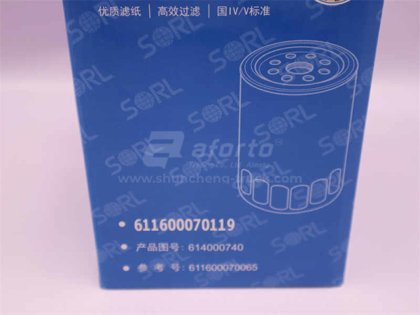 Фильтр масляный 611600070119 WEICHAI SORL