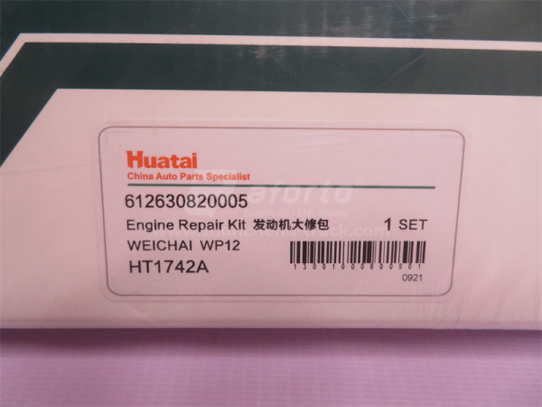 Ремкомплект двигателя WP12 полный (все прокладки +сальн) HUATAIZHONGKA