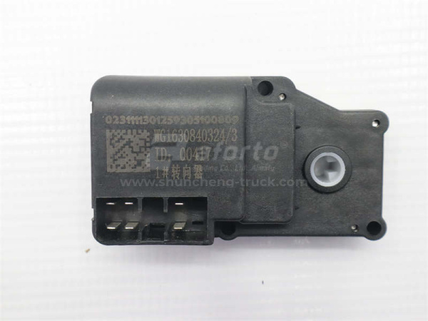 Электропривод заслонки отопителя кабины HOWO №1 (оригинал)