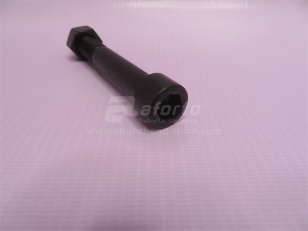 Болт 12*85*1.75 подушки рессоры HOWO (хорошее качество)