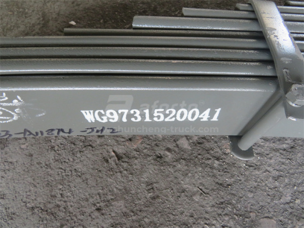 Рессора HOWO 8*4 передняя в сборе 13 листов (16мм)