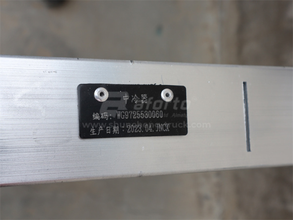 Радиатор интеркулера HOWO A7 0060