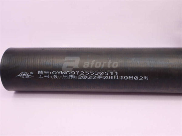 Патрубок радиатора HOWO верхний 56*64*430/230 S -образный QINYAN