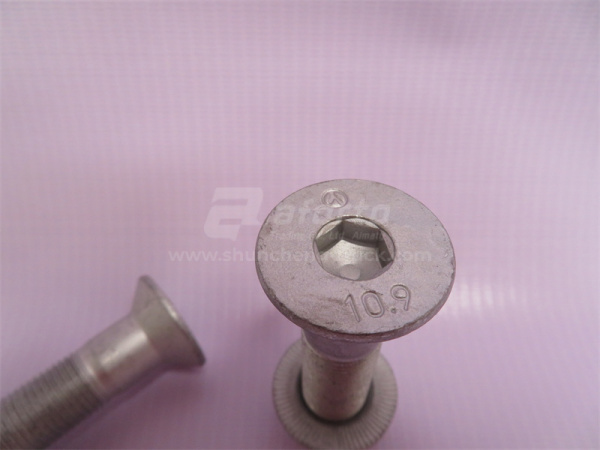 Болт под шестигранник 16*62*1.5 балансира HOWO/TX конусный,  (хорошее качество)