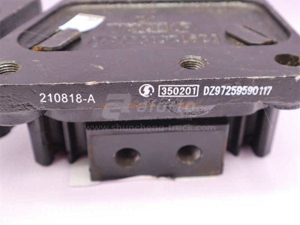 Подушка двигателя SHAANXI X3000 передний левый (оригинал)