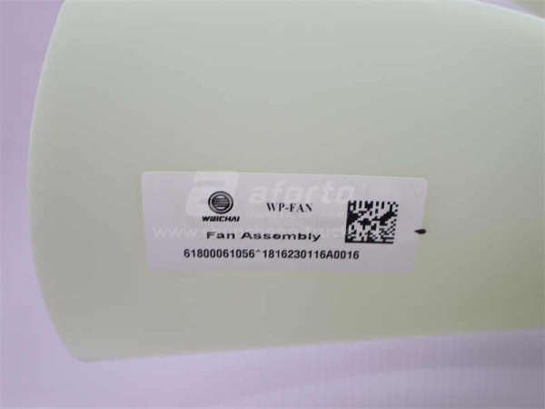 Крыльчатка вентилятора радиатора WP10 4 клапана 10 лопастей D = 670 (оригинал)