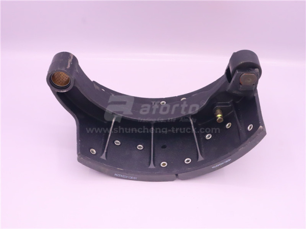 Колодки тормозные задняя SHAANXI X3000 220 (10 отв.) (с роликом) AFORTO