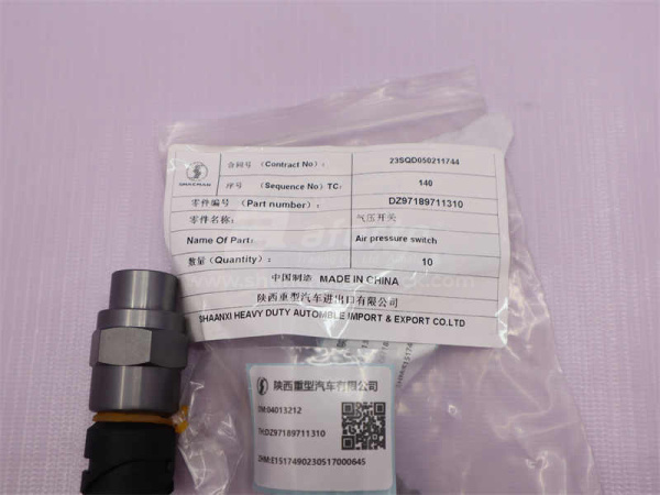 Датчик давления воздуха SHAANXI X3000 (оригинал)
