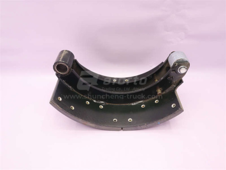 Колодки тормозные задняя SHAANXI X3000/L3000 220 (8/10 отв.) (с роликом) AFORTO