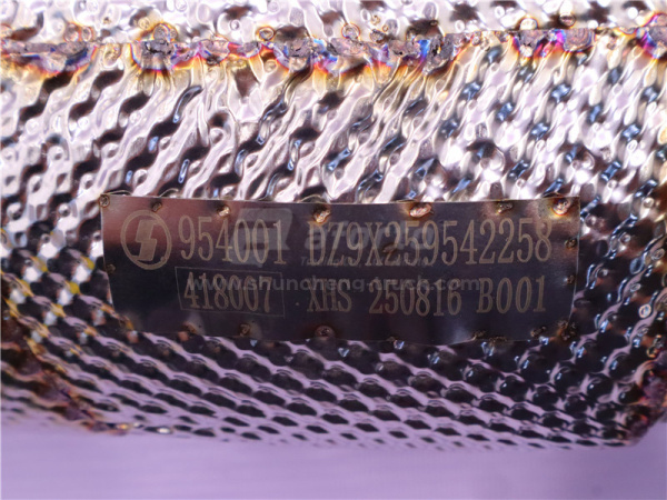 Трубка воздушный турбины SHAANXI X6000 алюминиевый (оригинал)
