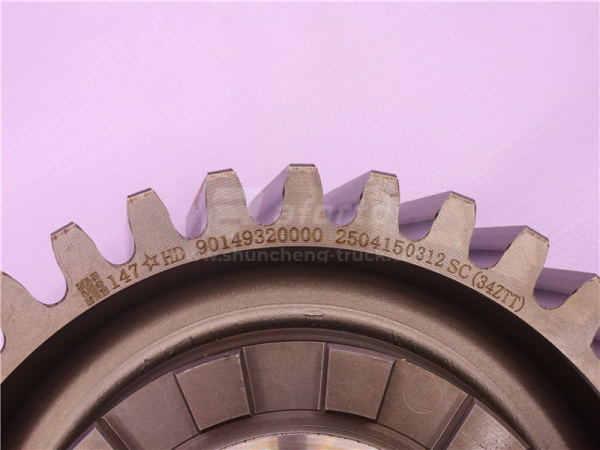 Шестерня SHAANXI TGX среднего моста ведомая Z = 34