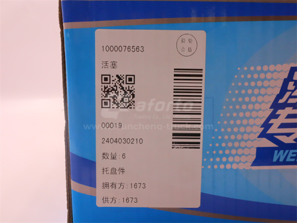 Поршень WP12.430E201 4 клапана (оригинал)