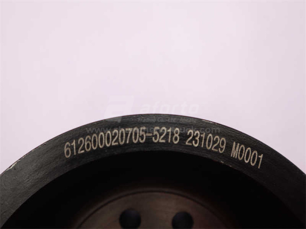 Шкив коленвала WD618 вагонетка (оригинал)