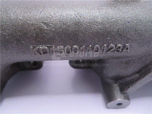 Коллектор выпускной SINOTRUK WP10 Euro II задний 0123