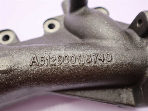 Коллектор выпускной WEICHAI WD615 Euro II задний 0855 (оригинал)