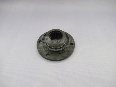 Фланец моста SHAANXI среднего 180/65/28/4 (диаметр /высота/шлицы /отверстия) (оригинал)