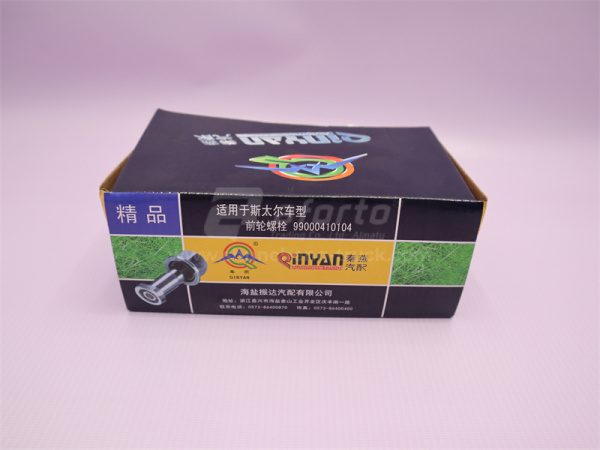 Шпилька колеса 22*85*1.5 SHAANXI/NORD BENZ переднего с насечкой с пылезащитным колпачком QINYANG