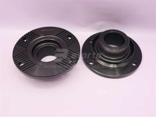 Фланец моста HOWO среднего 180/65/39/4 (диаметр /высота/шлицы /отверстия)