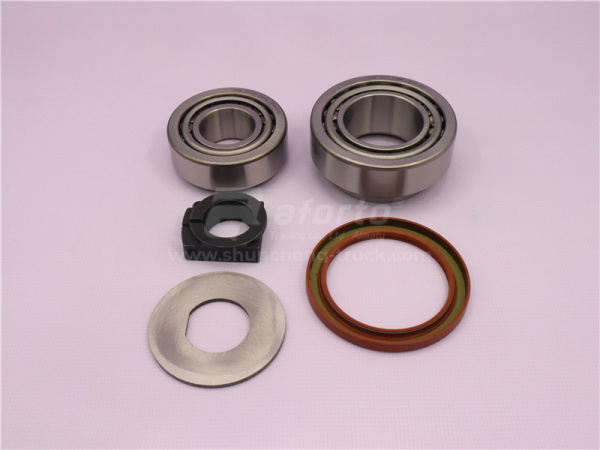 Ремкомплект ступица передняя SHAANXI F2000/X5000 внутренний+наружный AFORTO