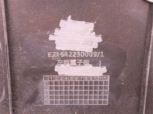 Крыло HOWO V7 переднее левое (задняя часть) черная