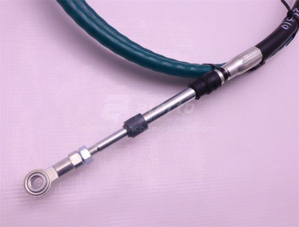 Трос переключения передач КПП HOWO T5G 3.301 м черный (хорошее качество)