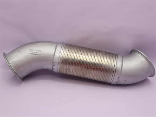 Гофра глушителя HOWO (два изгиба) (оригинал)