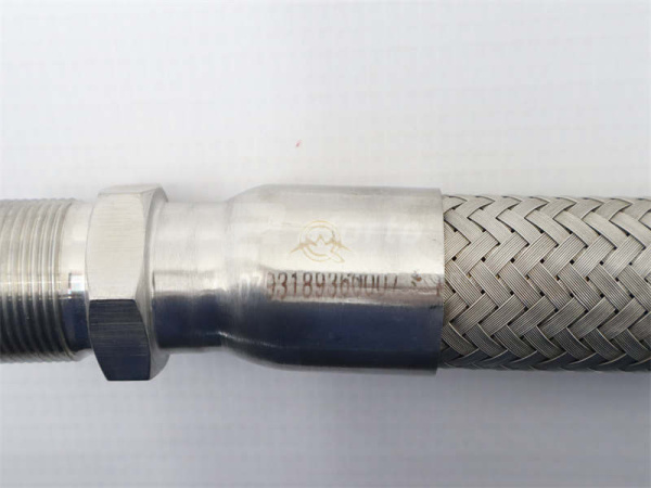 Шланг воздушный компрессора SHAANXI L=400mm (высокого давления) 27*27 QUNYAN