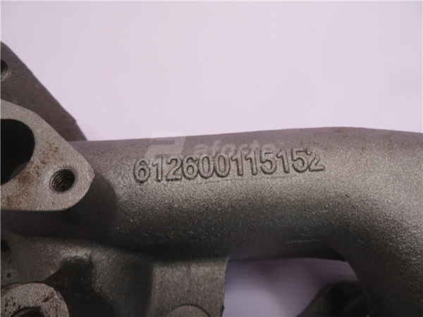 Коллектор выпускной WEICHAI WP10 Euro III задний 5152