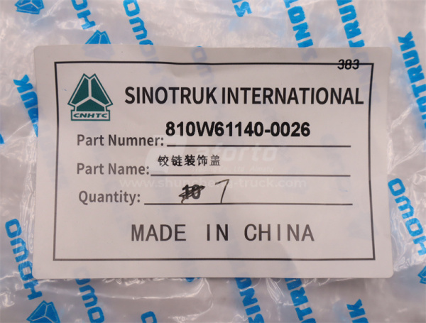 Крышка навес капота HOWO TX (оригинал)