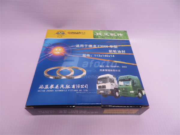 Сальник ступицы передней SHAANXI F3000 113*140*14 QINYAN