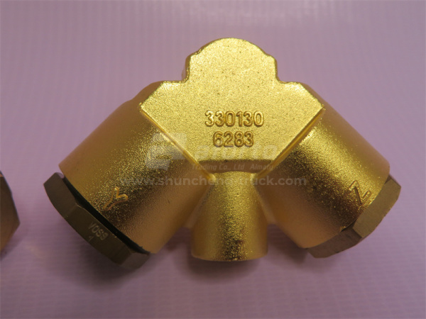 Фитинг воздушный V-образный 4 отверстия SHAANXI