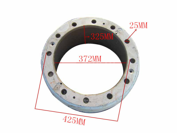 Барабан тормозной HOWO 70T AC26 задний