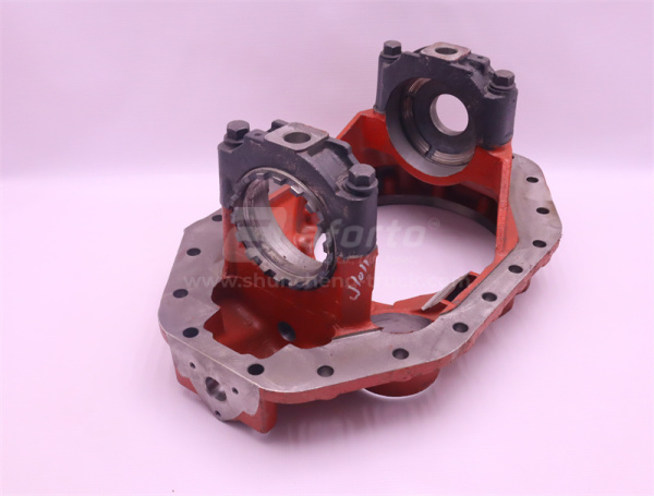 Картер конической пары редуктора среднего моста AC16/SHAANXI HANDE