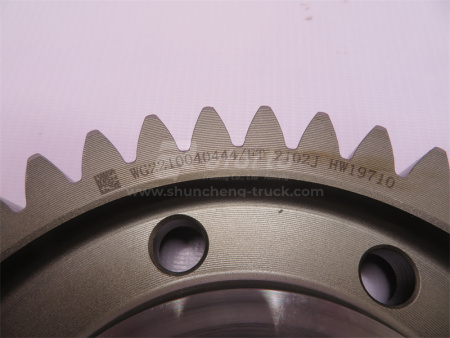 Шестерня КПП HW15710/19710 вторичного вала 3 передачи Z=46 новая модель