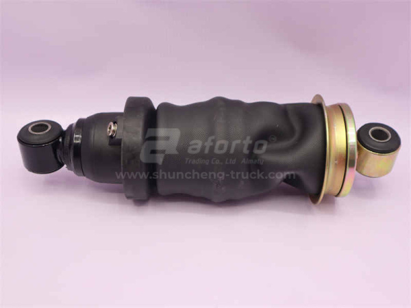 Амортизатор кабины HOWO задний пневматический (оригинал)