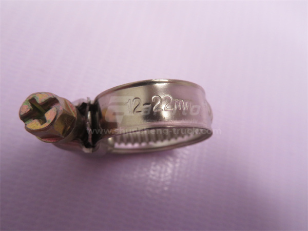 Хомут червячный D = 12-22