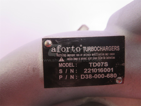 Турбокомпрессор D38-000-680 XCMG погрузчик SHANGCHAI D6114B AFORTO