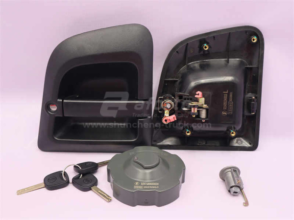 Замок двери кабины SHAANXI X3000 в сборе левый + правой (оригинал)