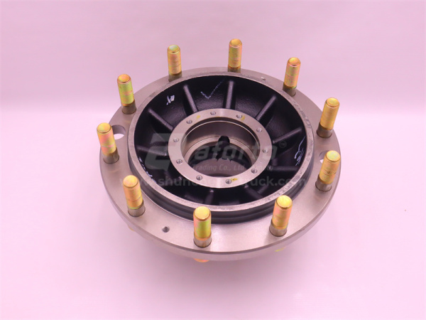 Ступица передняя в сборе HOWO TX VGD95 передний мост (оригинал)